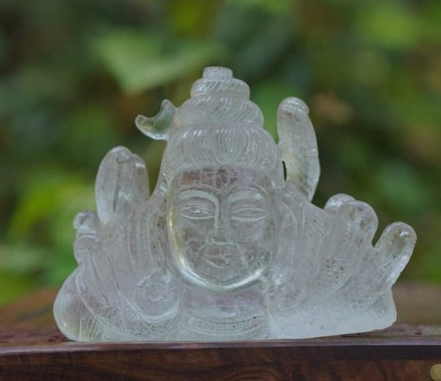 Premium Spatika Lord Shiva Head Type-B
