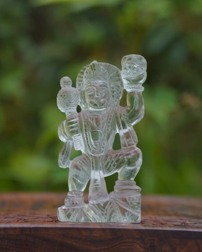 Premium Spatika Hanuman Statue