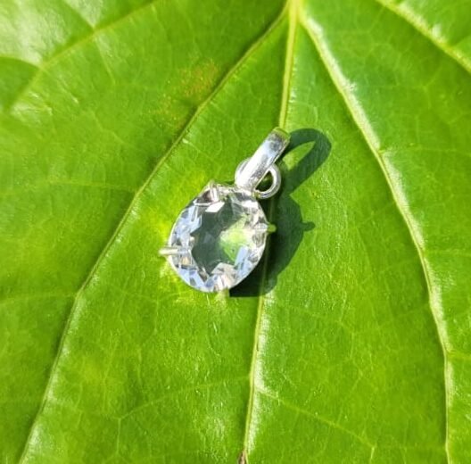 Clear Quartz Gem Pendant (new)