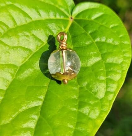 Spatika Panchaloha(impon) Dollar-14mm