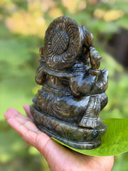 Labradorite Ganesha statue Exotic collection