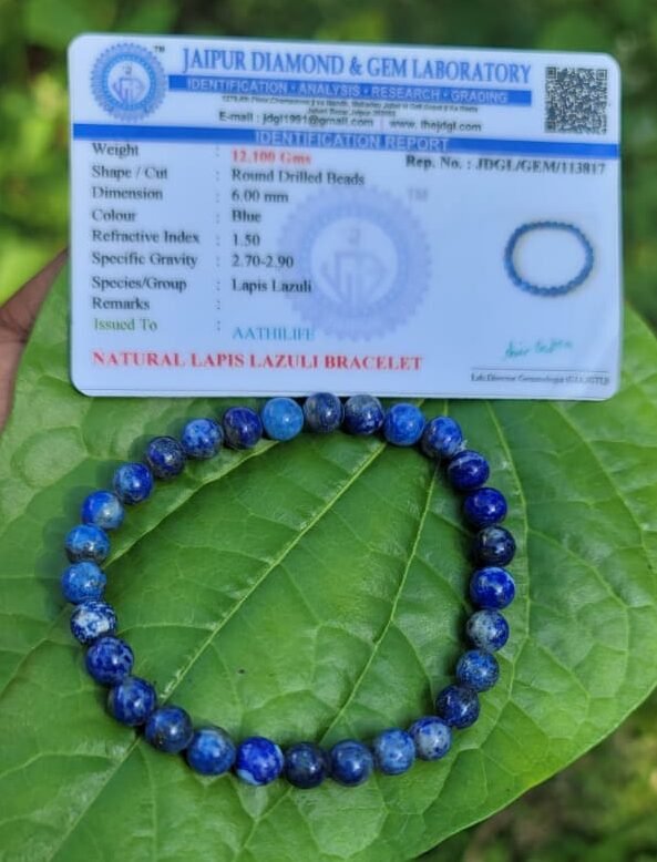 Lapis lazuli Gemstone Bracelet-6mm