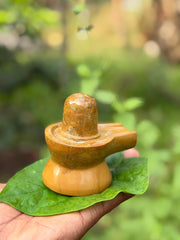 Yellow Jade Shivalinga(320-530gram)
