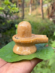 Yellow Jade Shivalinga(320-530gram)