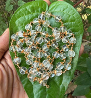 Spatika Panchaloha(Impon)Mala 8mm- 54 beads