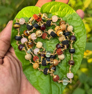 Navamani Panchaloha(Impon)Mala 8mm- 54 beads