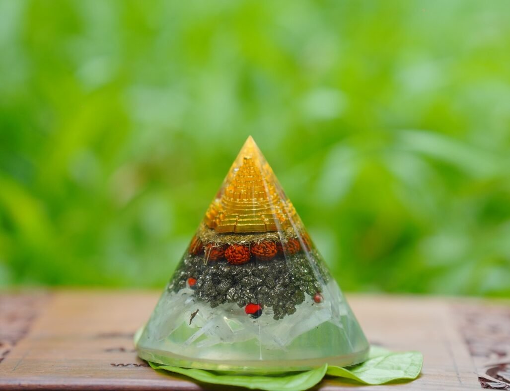 Money Magnet Pyrite Pyramid