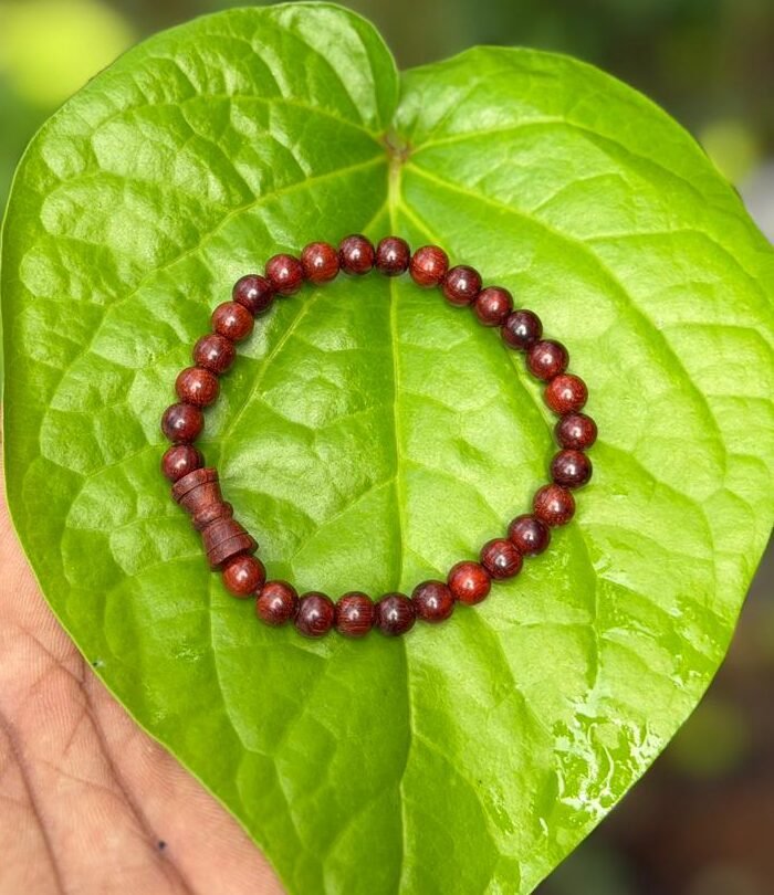 Redsandal Bracelet 6mm with Damaru