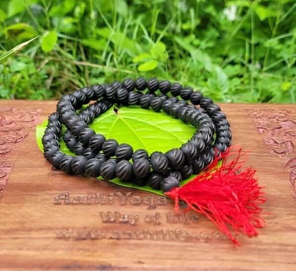 Karungali Mala 10mm with Design