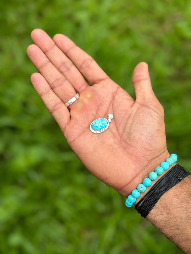 Natural Iranian Turquoise Locket