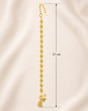 Vel Peacock Panchaloha(impon) Bracelet for Women