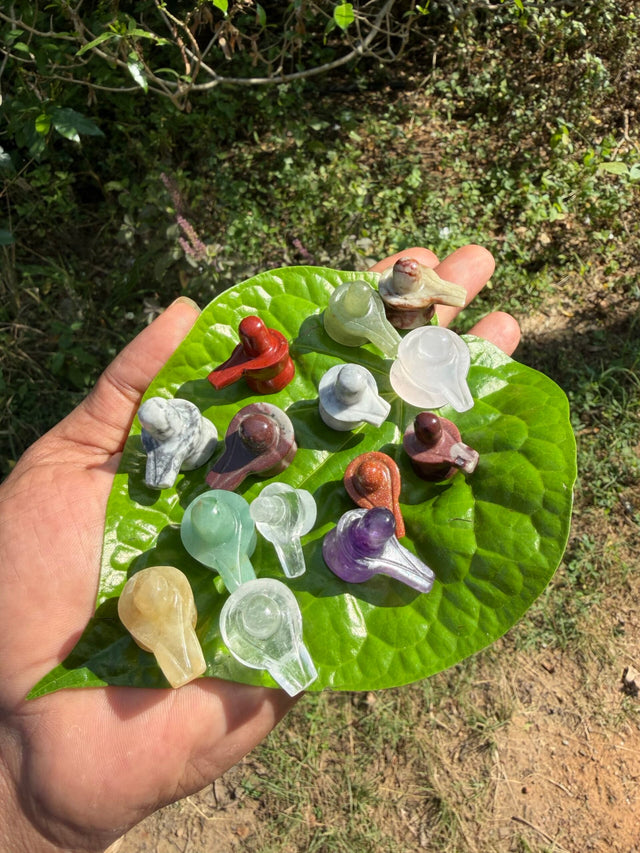 Gemstone Shivalinga small